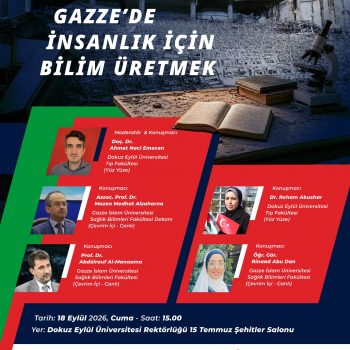 Bilim Kafe Sohbetleri “Gazze’de İnsanlık İçin Bilim Üretmek” Konulu Söyleşi Progra...